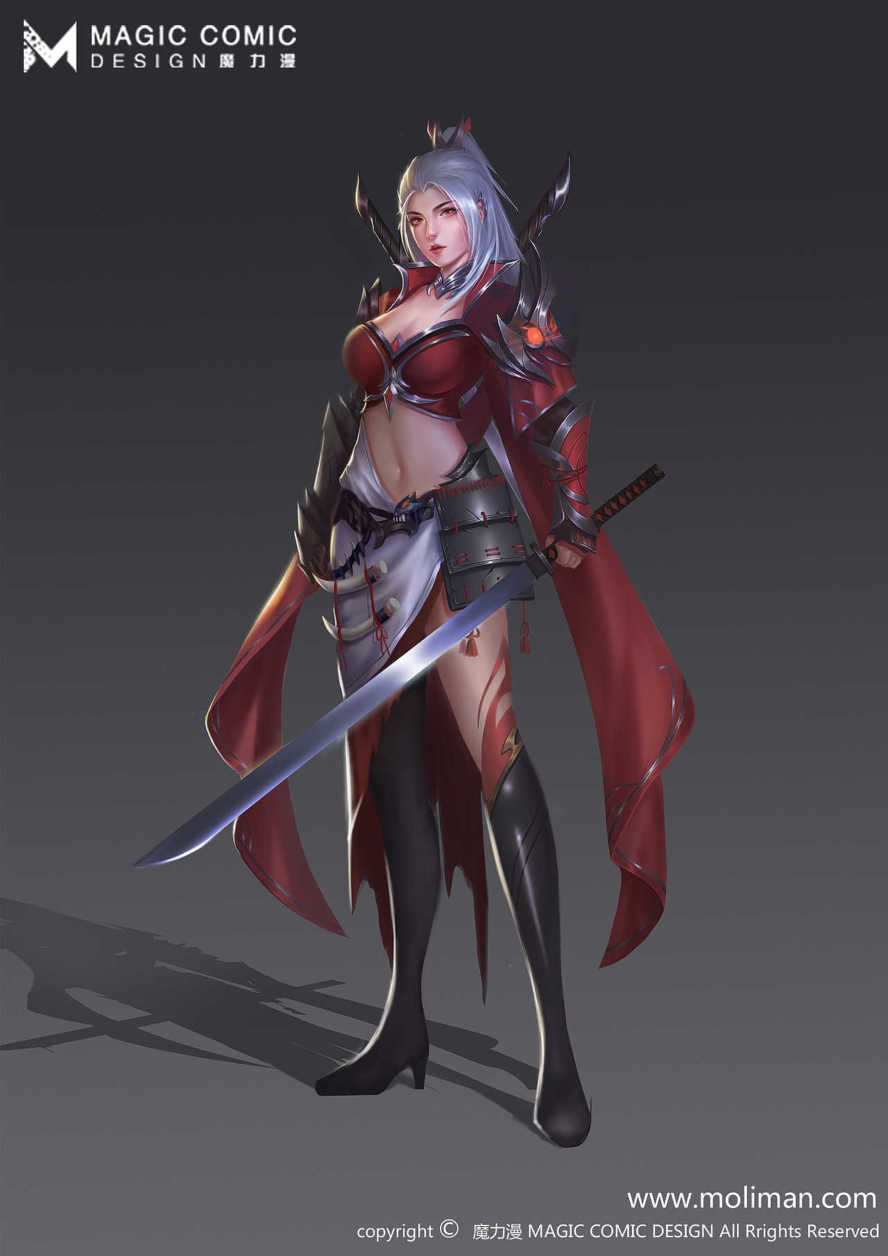 【角色概念设计】角色人物立绘_魔力漫cg学院-站酷zcool