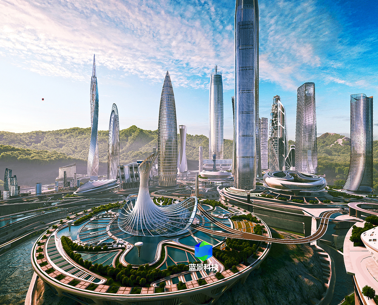 深圳平行世界 元宇宙 数字孪生 大数据可视化 vr