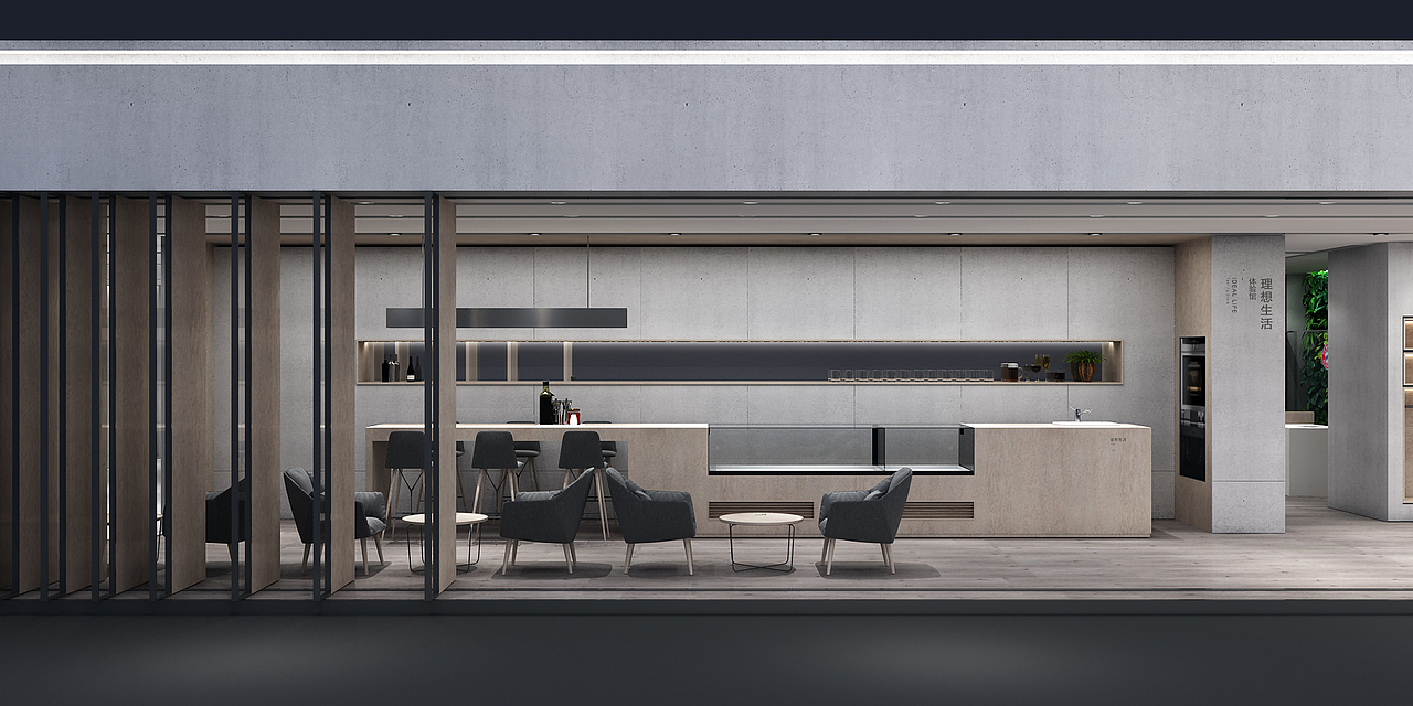 不一样的地板展厅设计