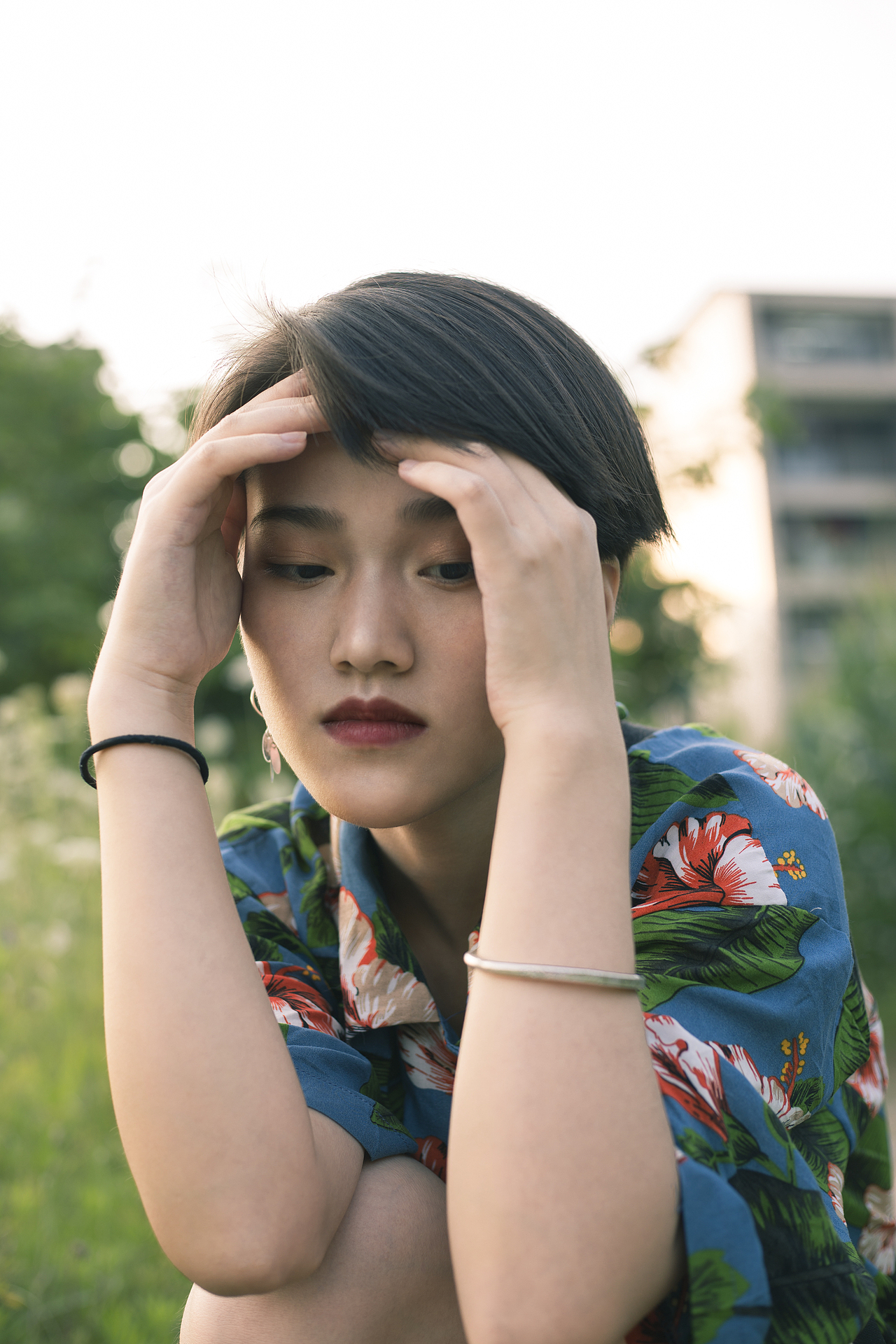 短发少女的故事（图ZMTE4Mzc4NjQ0） - 人像摄影 - 站酷设计师浪moon原创素材 - 站酷ZCOOL