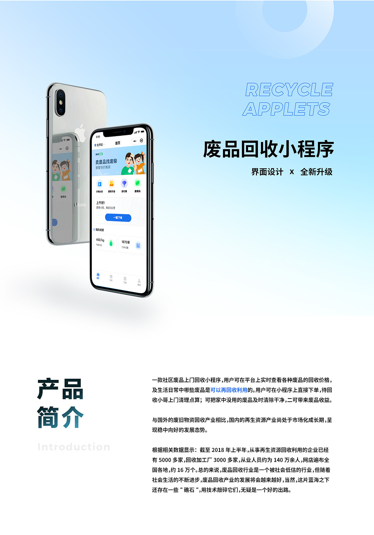 废品回收小程序