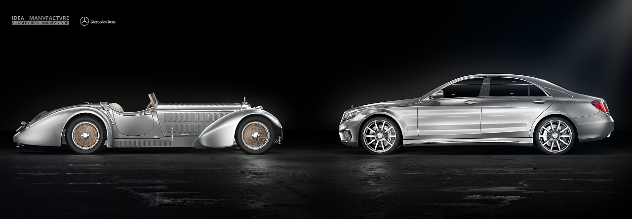 很喜欢的一款S级老爷车与新款S级做了空间和时间的对撞希望大家喜欢