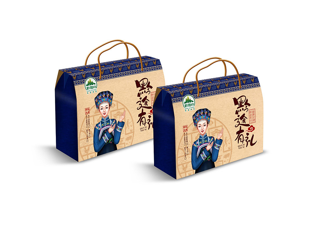 火星人设计包装作品之黔腊坊香肠腊肉包装设计