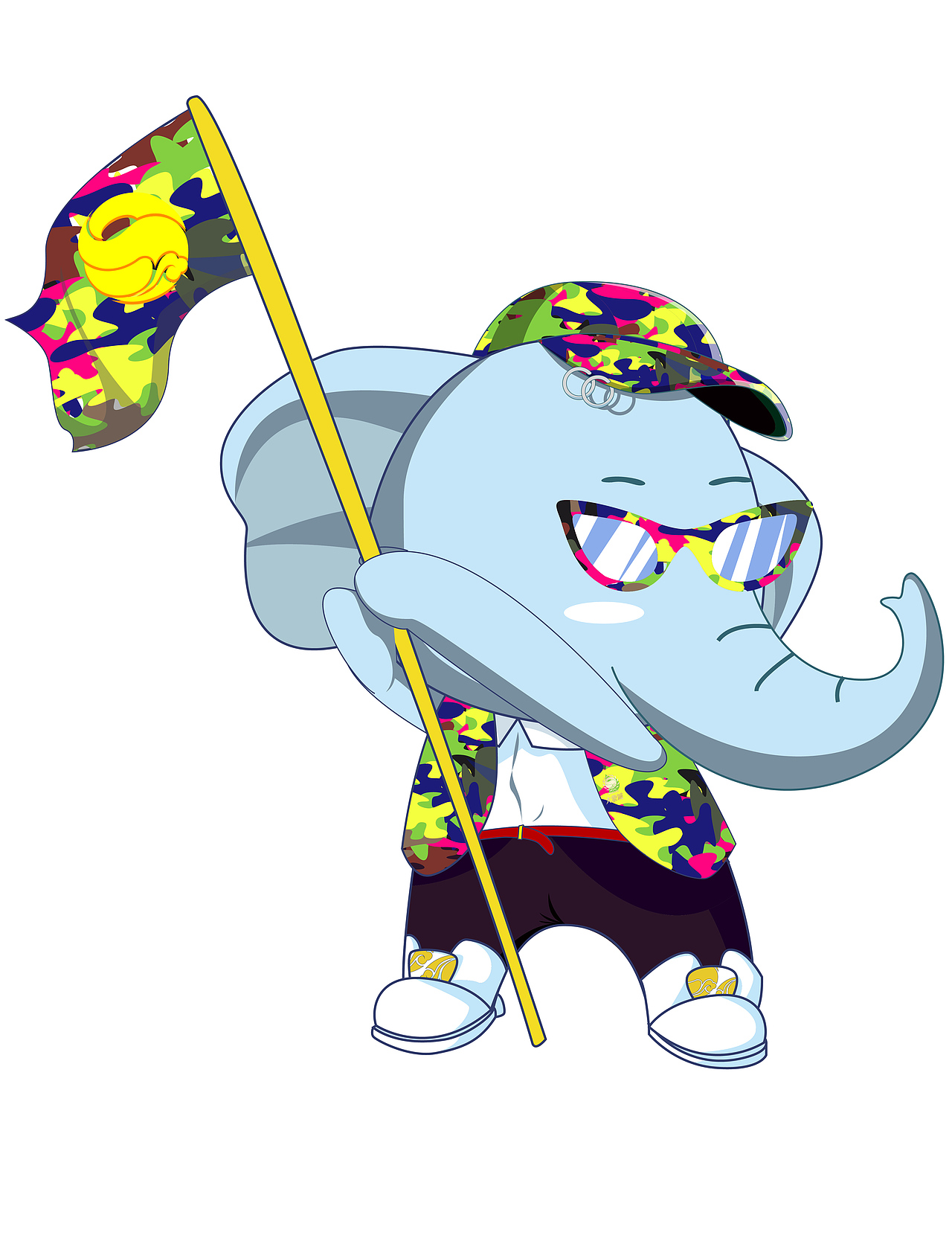 大象城周年庆ip延展（图ZMjgyMjgyMDYw） - IP形象 - 站酷设计师这一击贯穿星辰原创素材 - 站酷ZCOOL