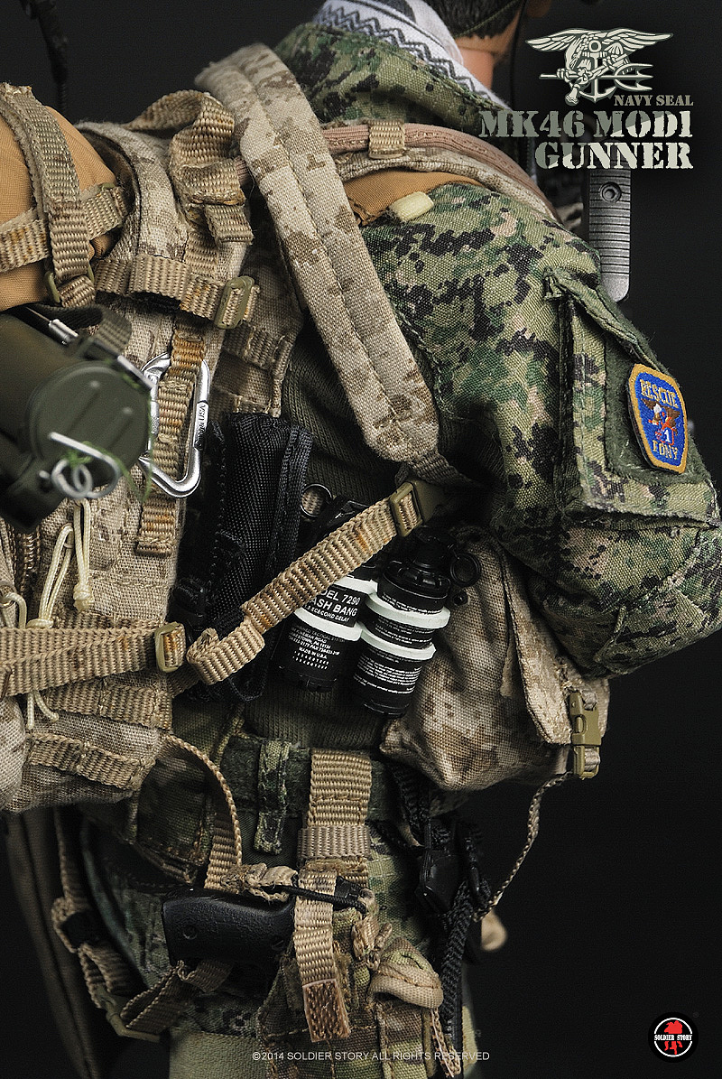 SoldierStory 美国海军海豹突击队 MK46 MOD1机鎗手（图ZMTExMDIwMjA4） - 手办/模玩 - 站酷设计师SoldierStory原创素材 - 站酷ZCOOL