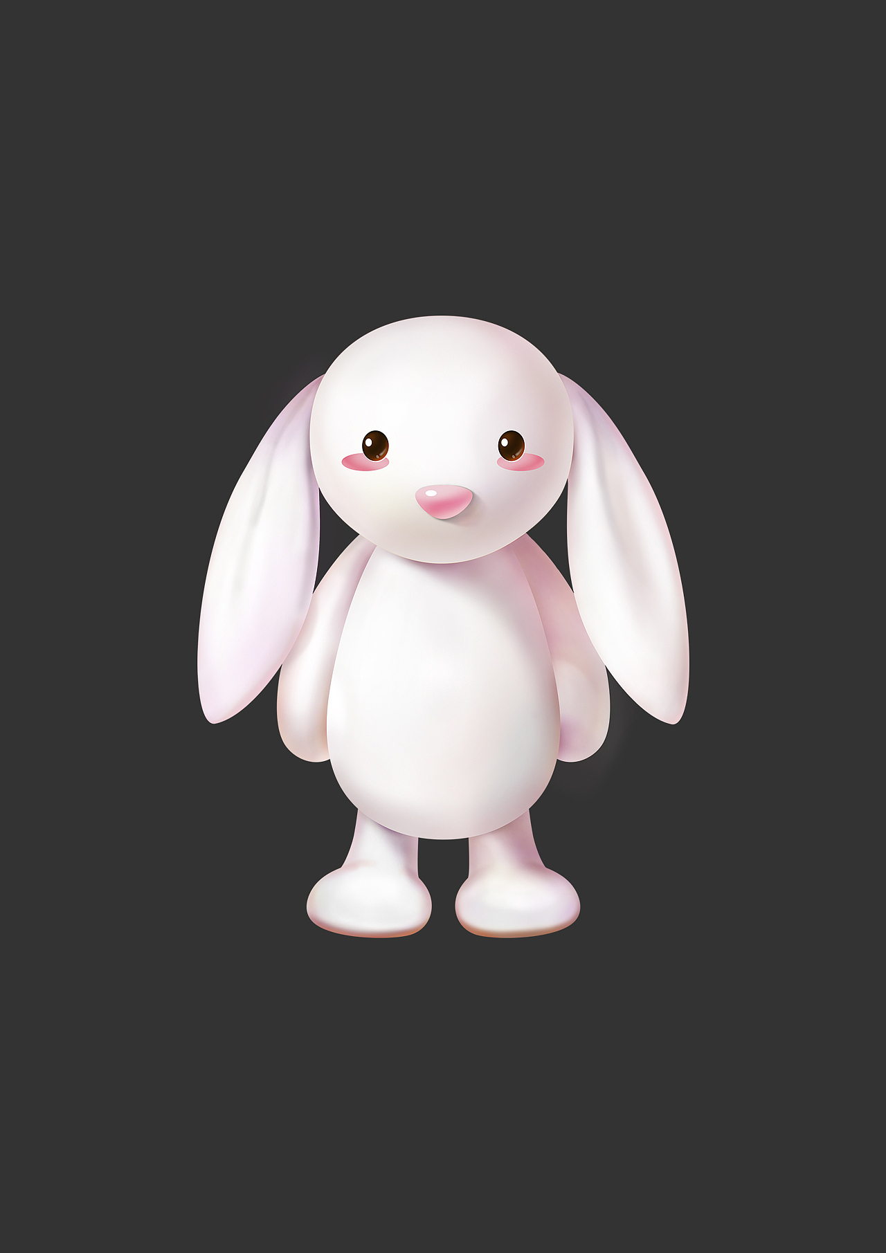 邦尼兔吉祥物表情包制作卡通ip品牌形象设计