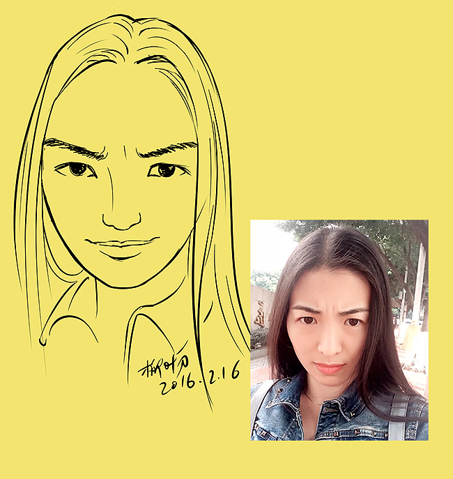 人物肖像漫画
