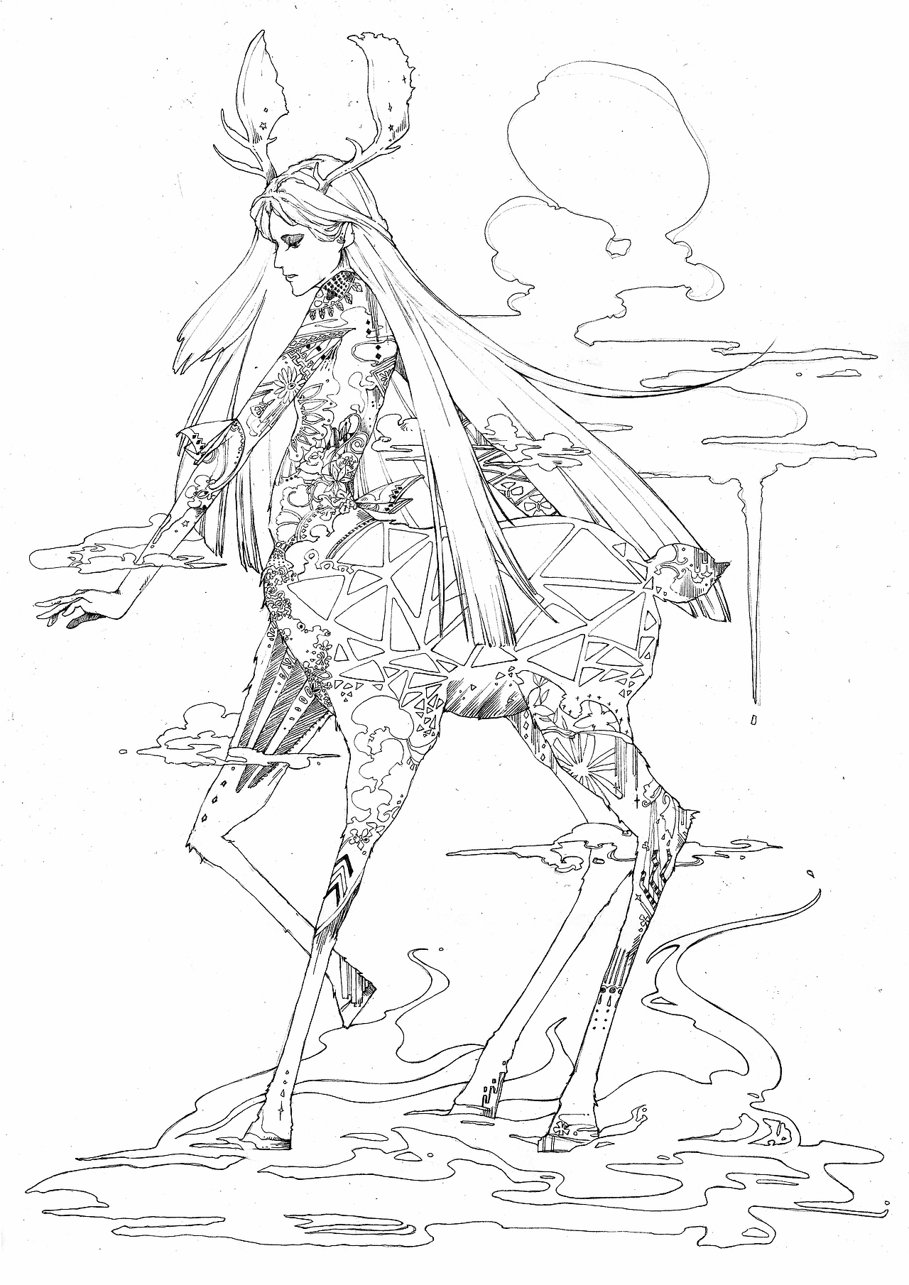 装饰插画（图ZNjc3OTc0MzY=） - 艺术插画 - 站酷设计师桔芊原创素材 - 站酷ZCOOL