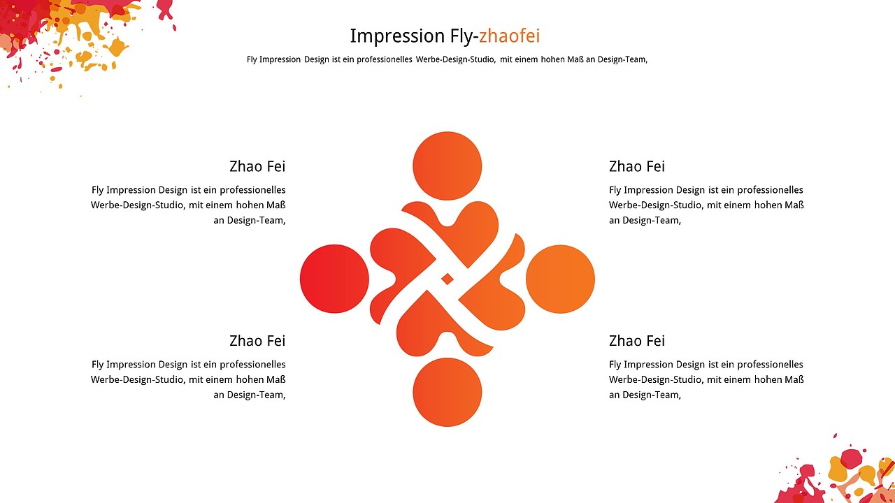 墨迹商务通用PPT模板