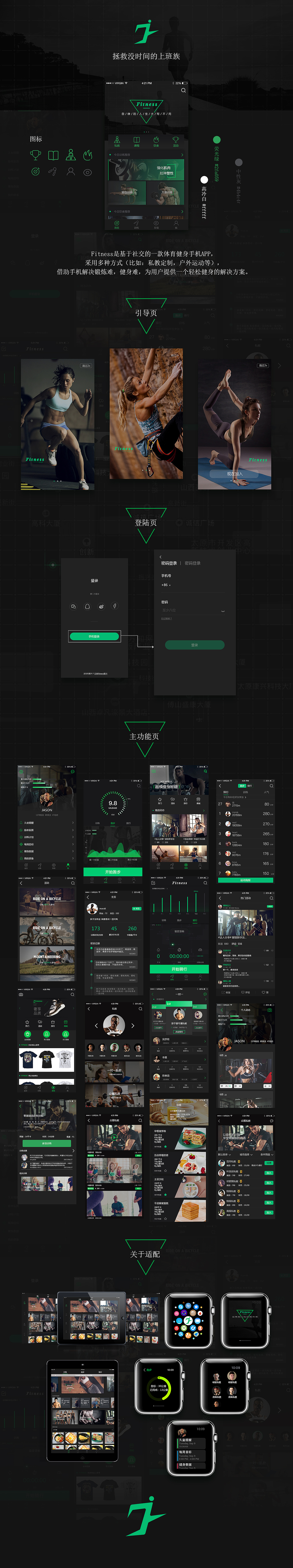 运动健身类APP-GUI展示（图ZODQ5MTc5MjA=） - 其他UI - 站酷设计师根本没High起来原创素材 - 站酷ZCOOL