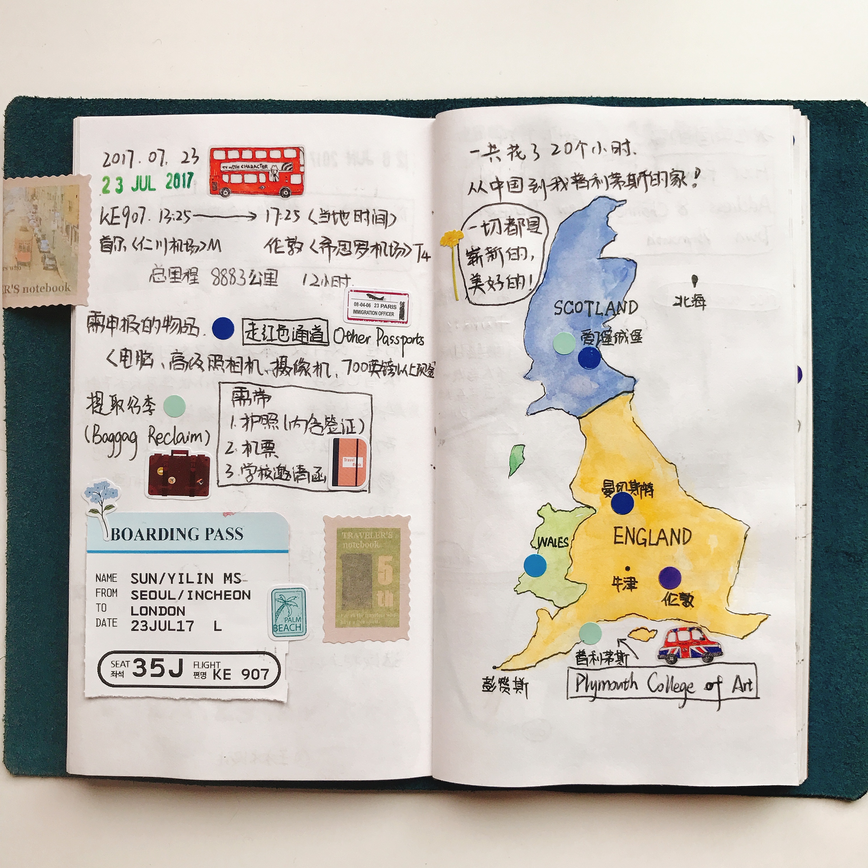 旅游手册模板英语图文图片