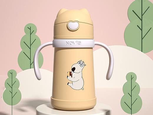 C4D场景渲染——儿童学饮杯
