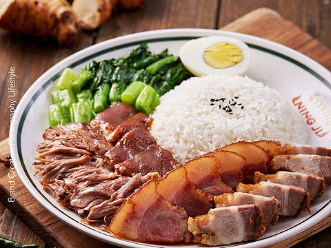 宁记泰式猪脚饭菜单美食拍摄