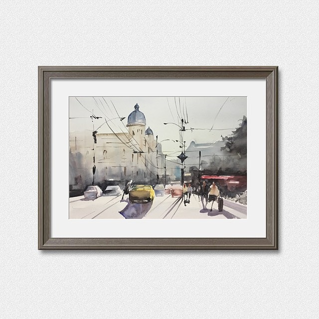 小张：2017年5月水彩（图ZODExMDc0NDg=） - 绘画 - 站酷设计师張曉晴原创素材 - 站酷ZCOOL