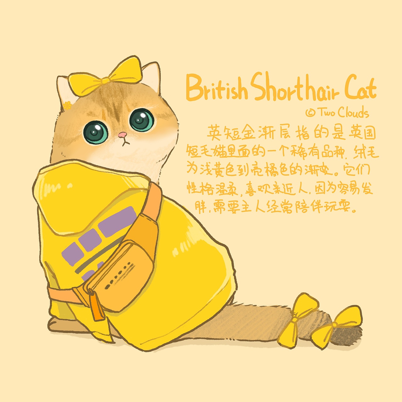 猫咪穿搭（图ZMTQ5Njg4MjUy） - 创作习作 - 站酷设计师二云twoclouds原创素材 - 站酷ZCOOL