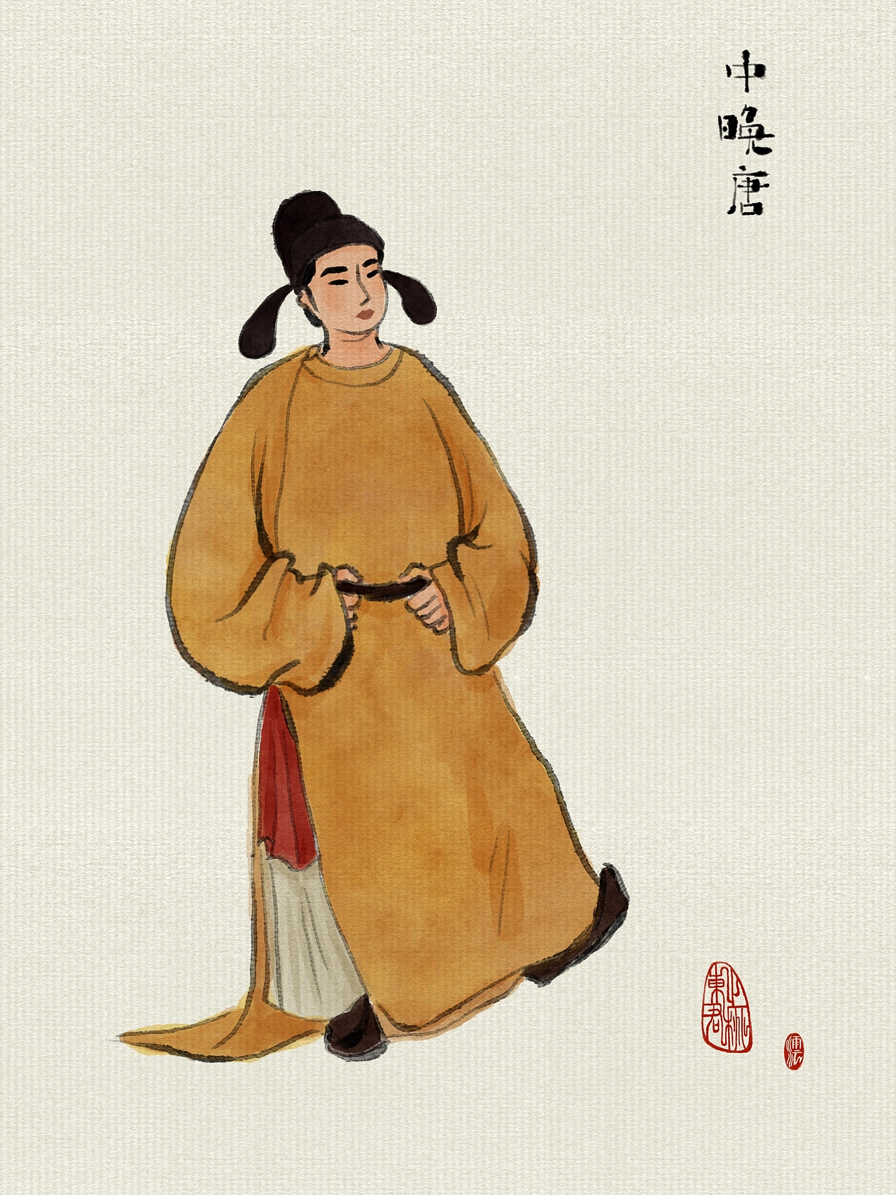 古风 国画人物 装束复原 -汉民族历朝代服饰（图ZMjU2NzM1MTQ4） - 商业插画 - 站酷设计师东君之桃原创素材 - 站酷ZCOOL