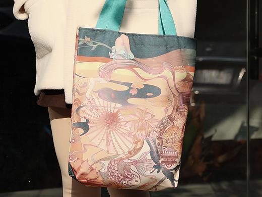 源述定制:繁花冬款纺布包 2