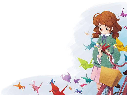 之前给图书画的插画