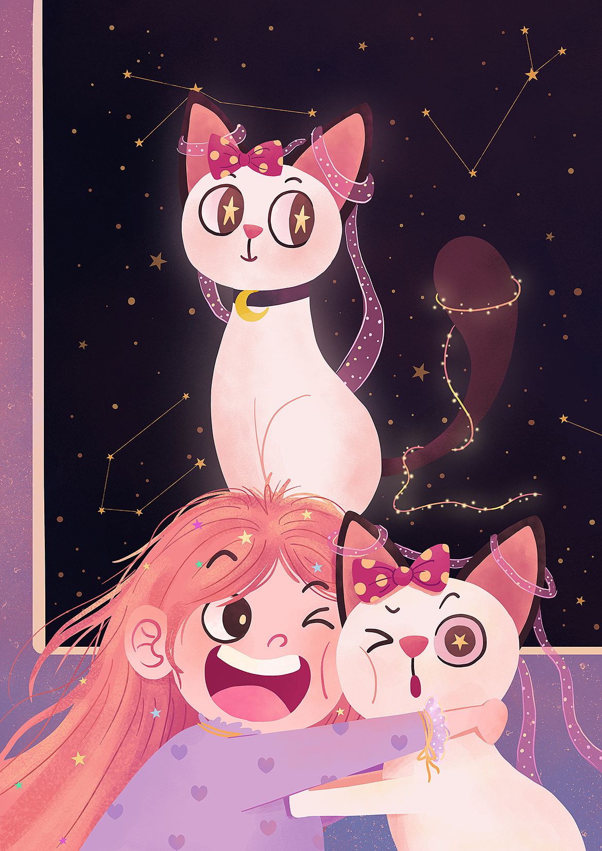 猫的天空之城第十届插画比赛假如我是一只猫