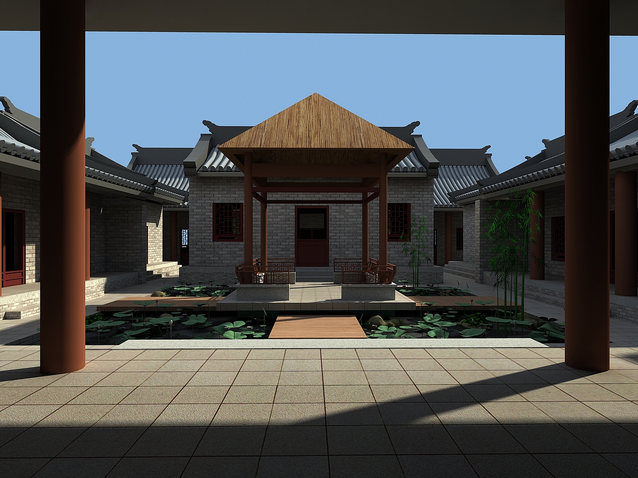 晋商主题酒店四合院设计（图ZMTQ5MDUxMjgw） - 建筑/空间 - 站酷设计师farawayyyy原创素材 - 站酷ZCOOL