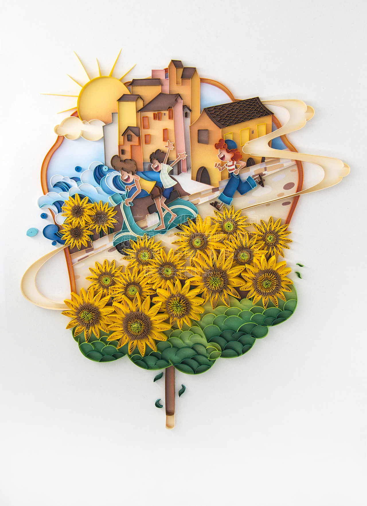 衍物中国节气衍纸海报联名作品