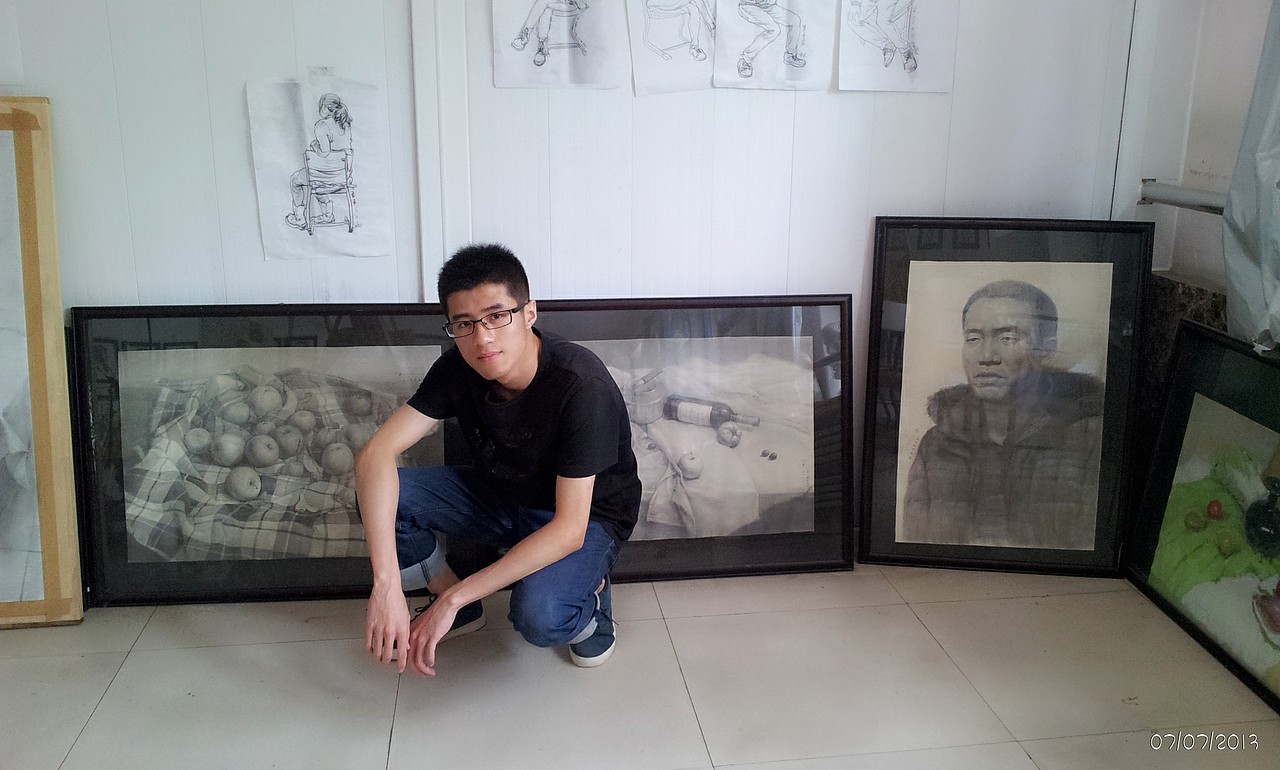 手绘-习作素描-明星-王力宏（图ZMzc4MDU3NzI=） - 绘画 - 站酷设计师丁聪原创素材 - 站酷ZCOOL