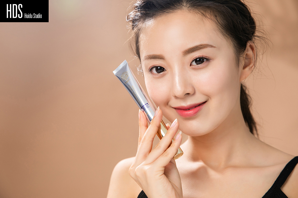 眼霜产品模特 静物展示拍摄