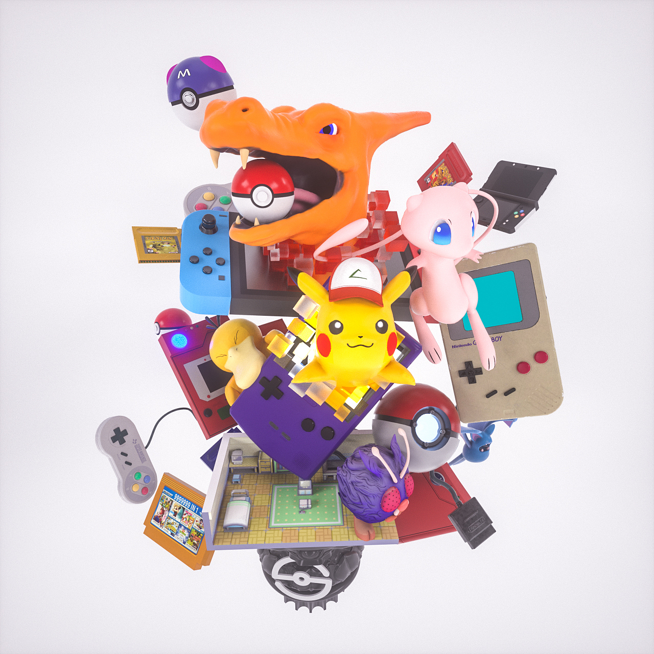 C4D作品——闲时作品