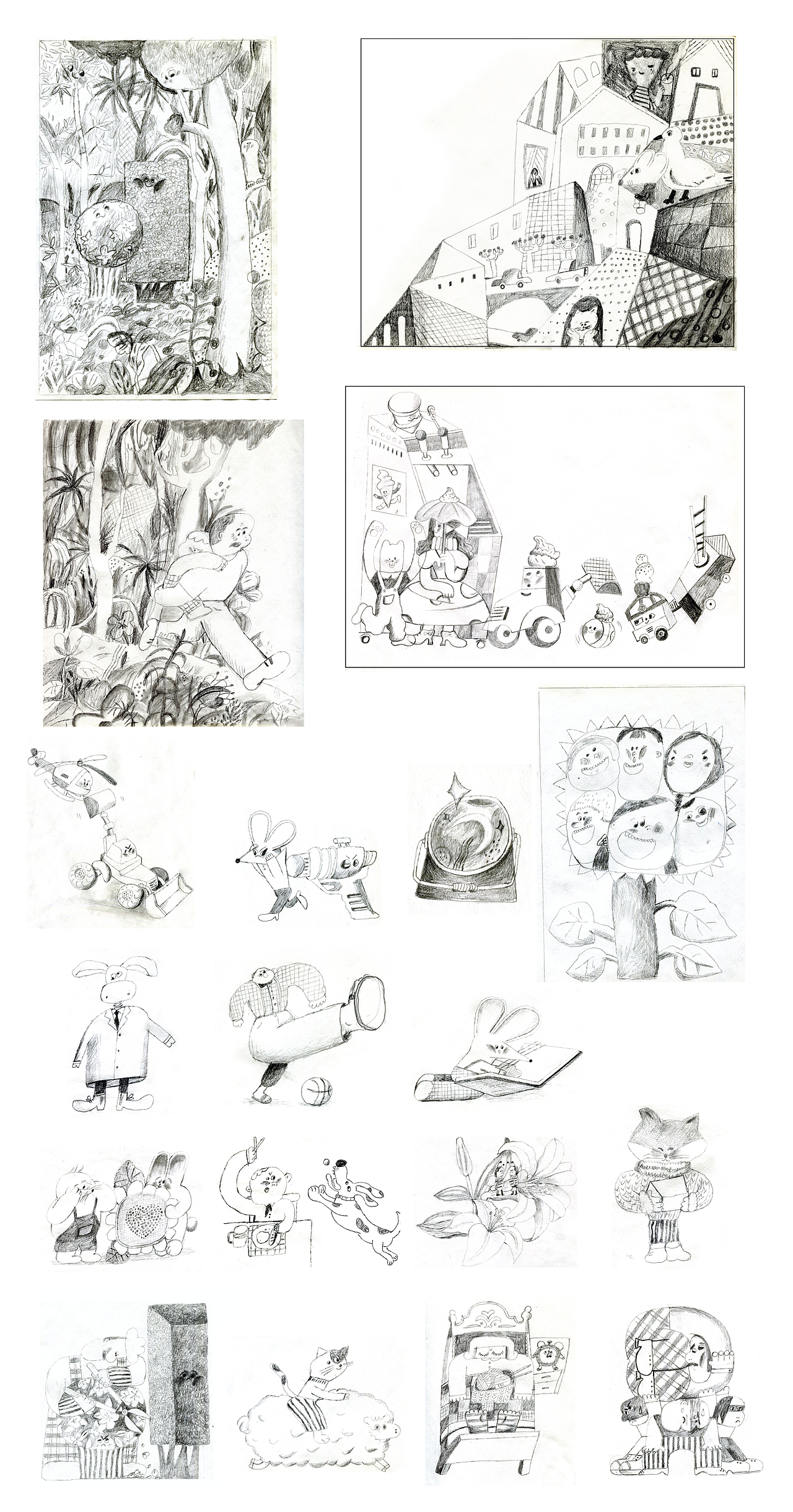 《功夫蛋黄》儿童文学插图