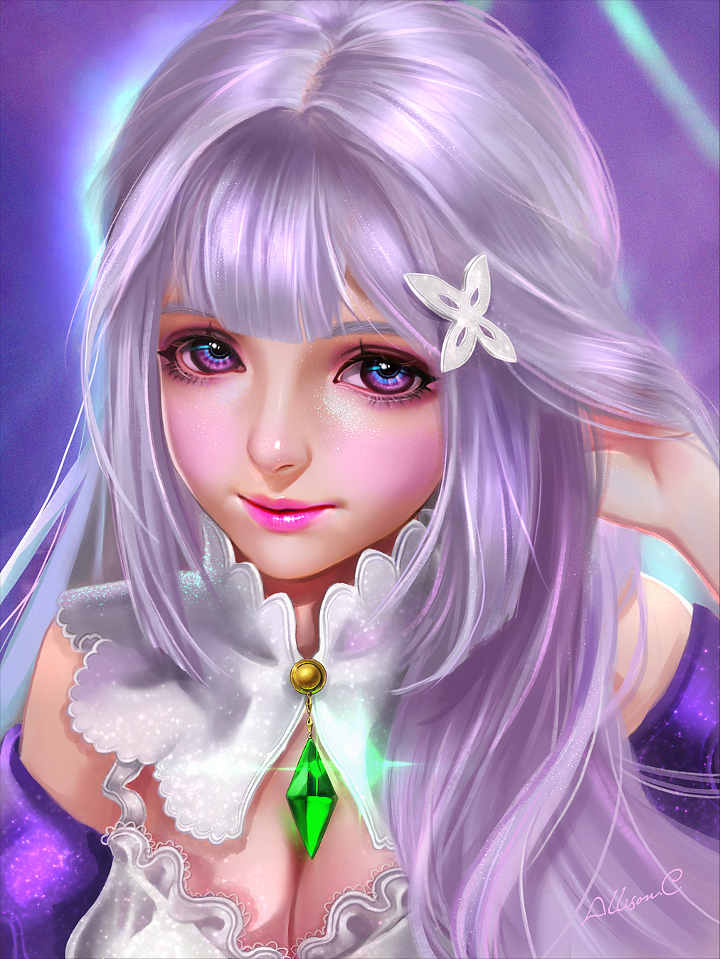 ✡艾米莉亚 Emilia（图ZNzExMzY0MDQ=） - 其他动漫 - 站酷设计师AllisonC様原创素材 - 站酷ZCOOL