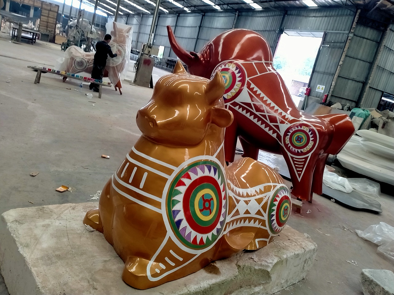 2021中國.麗江 “復(fù)游城Club Med麗江度假村” 雕塑作（圖ZMjcyODcyNDYw） - 雕塑 - 站酷設(shè)計師曾子雕塑工作室原創(chuàng)素材 - 站酷ZCOOL