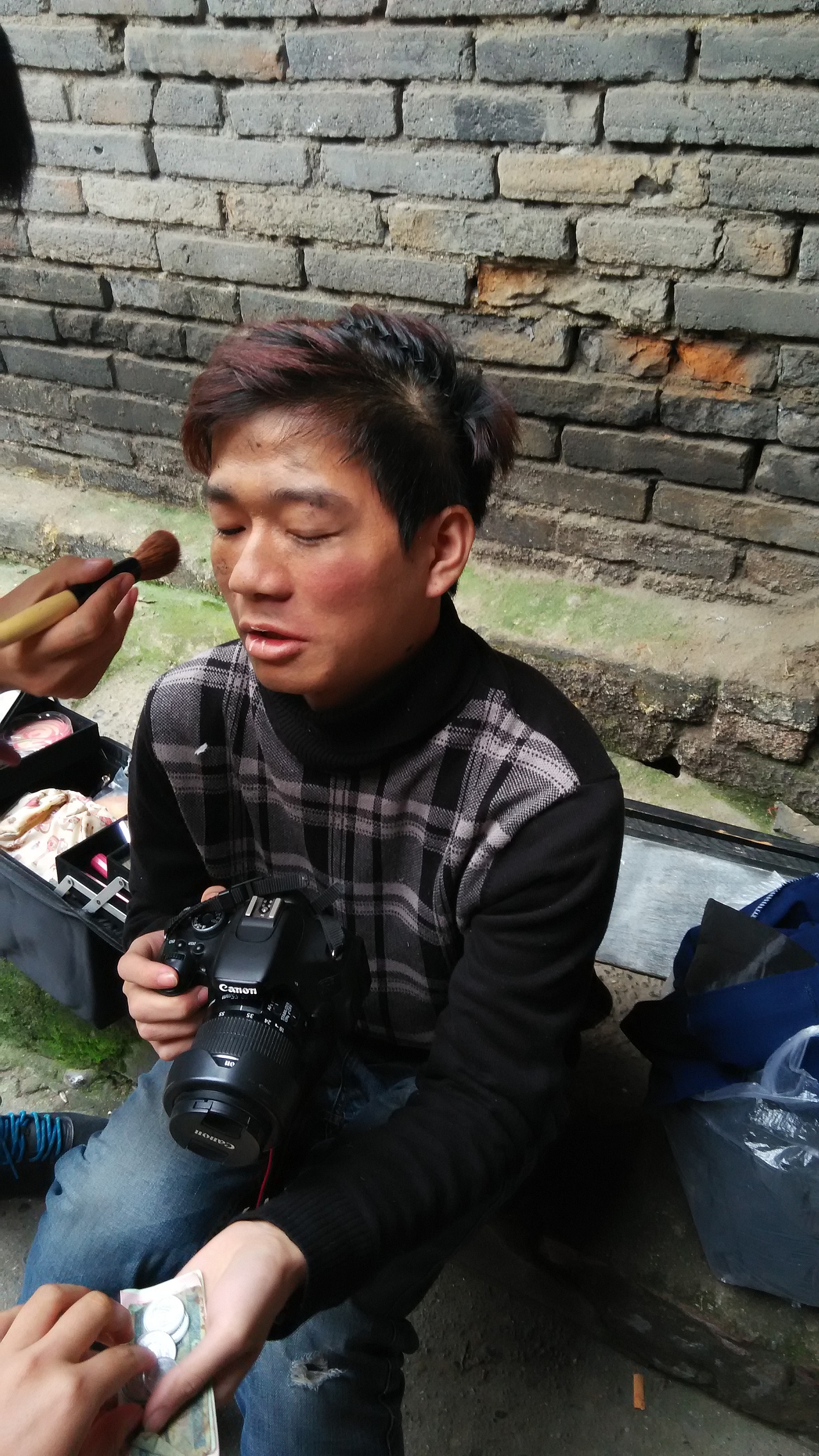 化妆 像不像王宝强