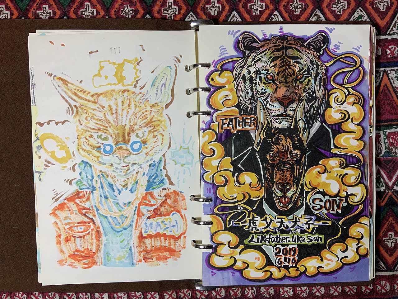 我的小本子的手绘2019-2020（图ZMjAzOTMxMjA0） - 新锐潮流插画 - 站酷设计师CKAN程阿砍原创素材 - 站酷ZCOOL