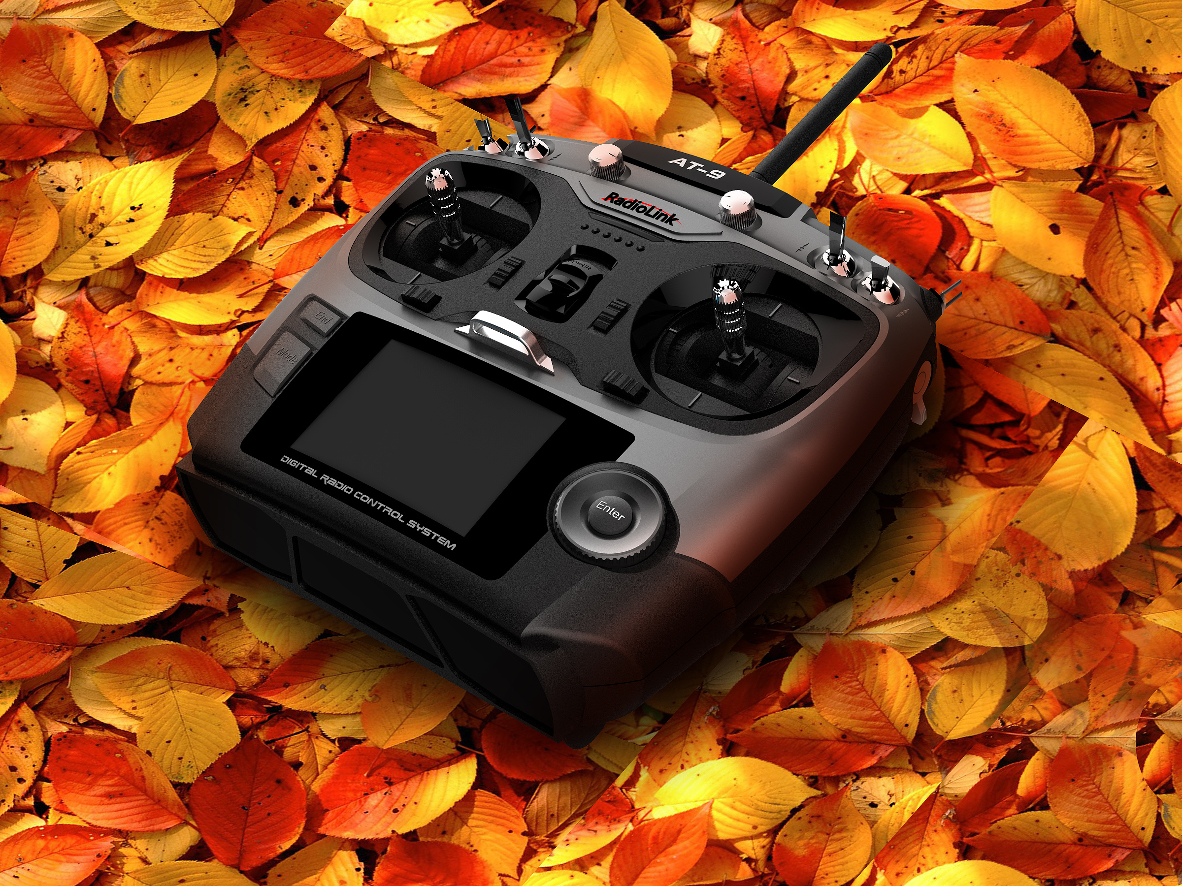 白色产品设计-航模遥控器