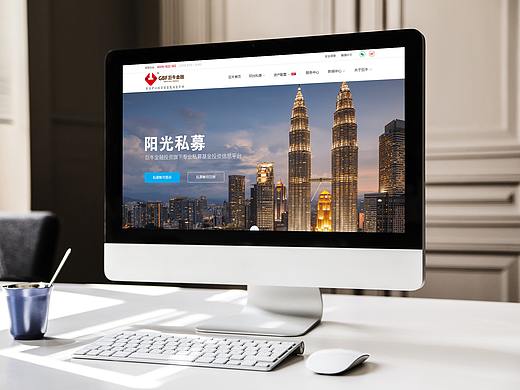 巨牛金融官网设计之私募基金banner