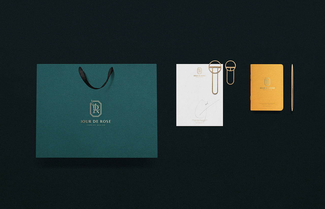 珠宝LOGO设计：JOUR DE ROSE