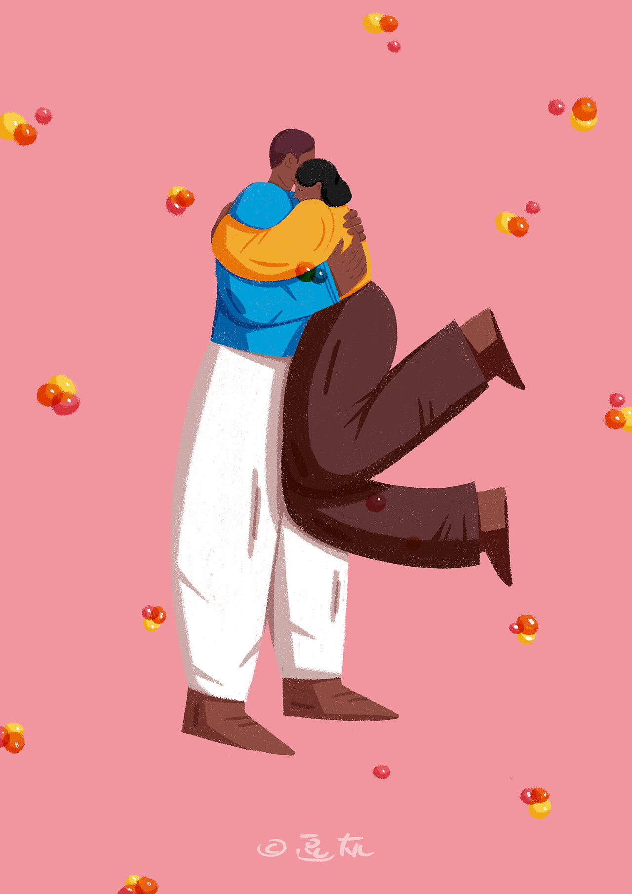 静候佳音（图ZMjAwNDMxNjQ0） - 艺术插画 - 站酷设计师九斤白原创素材 - 站酷ZCOOL