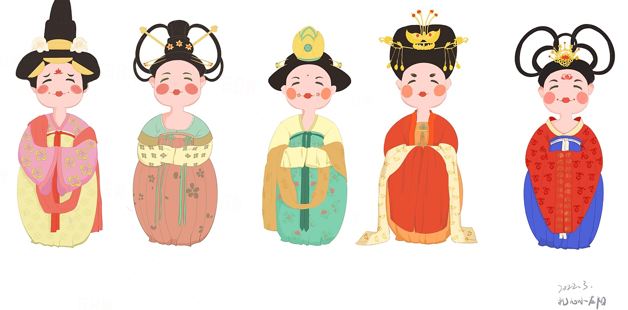系列唐朝（图ZMjkxMjY1NzA4） - 商业插画 - 站酷设计师Z21561029原创素材 - 站酷ZCOOL
