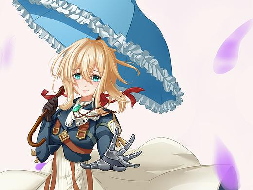 薇尔莉特和少佐 终于相见了~（个人主页-ZNDI0ODUyMTI=） - 创作习作 - 站酷设计师食梦小妖原创素材 - 站酷ZCOOL