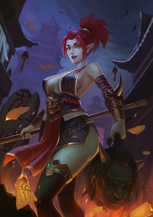 灭鬼的女妖|其他|其他|名动漫cg数娱 - 原创作品 - 站酷 (zcool)