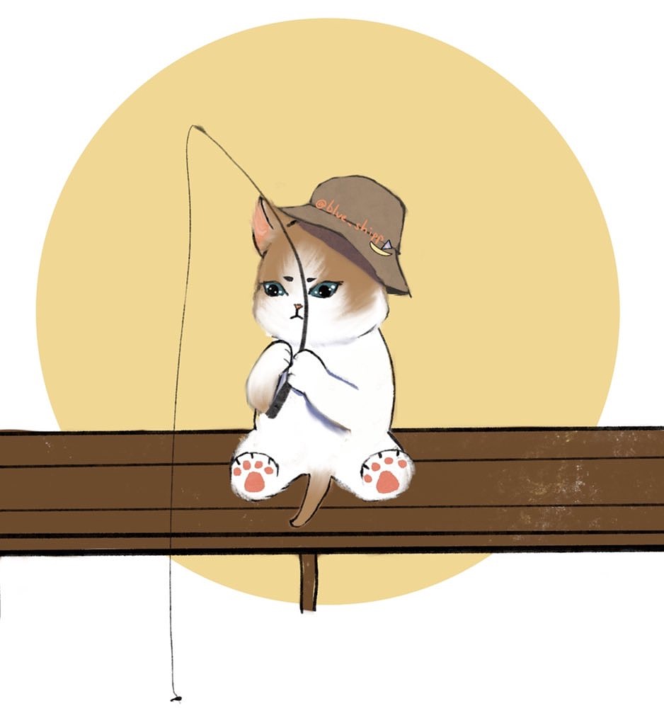 猫|插画|艺术插画|blue_shipp - 原创作品 - 站酷 (zcool)