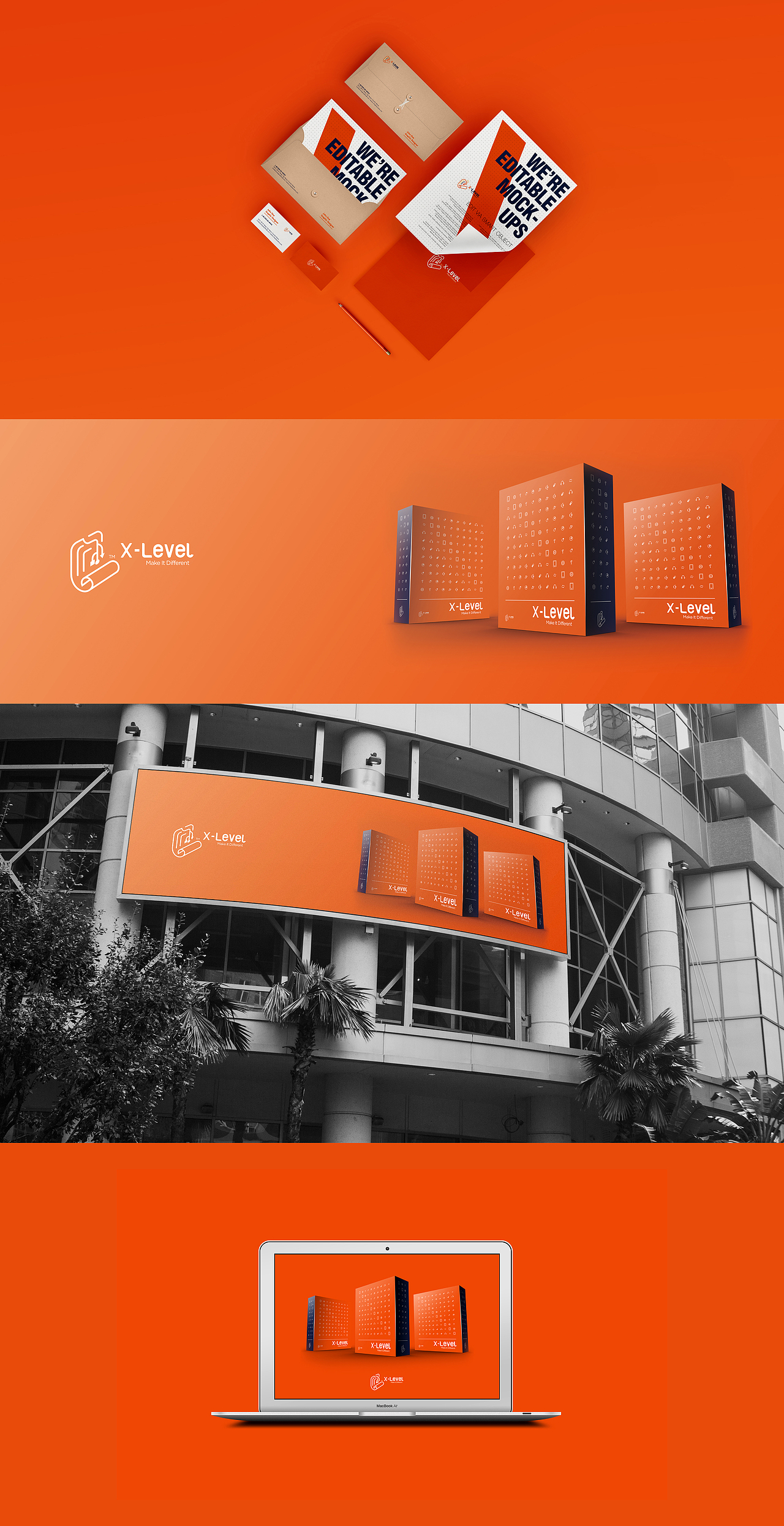 【奥优设计】15年的第一发！！！X-Level品牌LOGO提案（图ZMjM3NzcyODg=） - Logo - 站酷设计师weq159原创素材 - 站酷ZCOOL