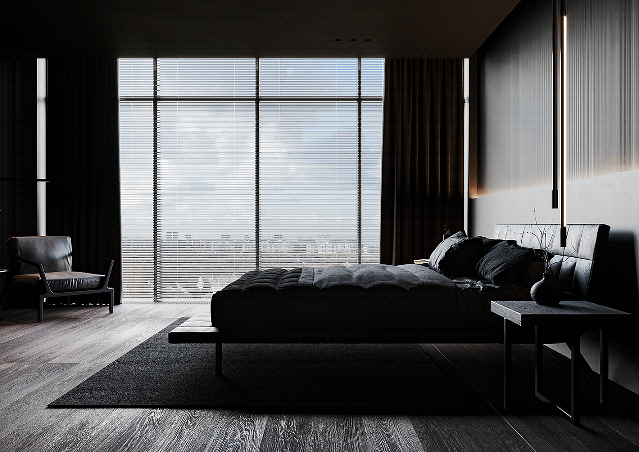 极简高级黑,这个家真心帅酷!