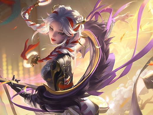 《王者荣耀》杨玉环皮肤绘制过程