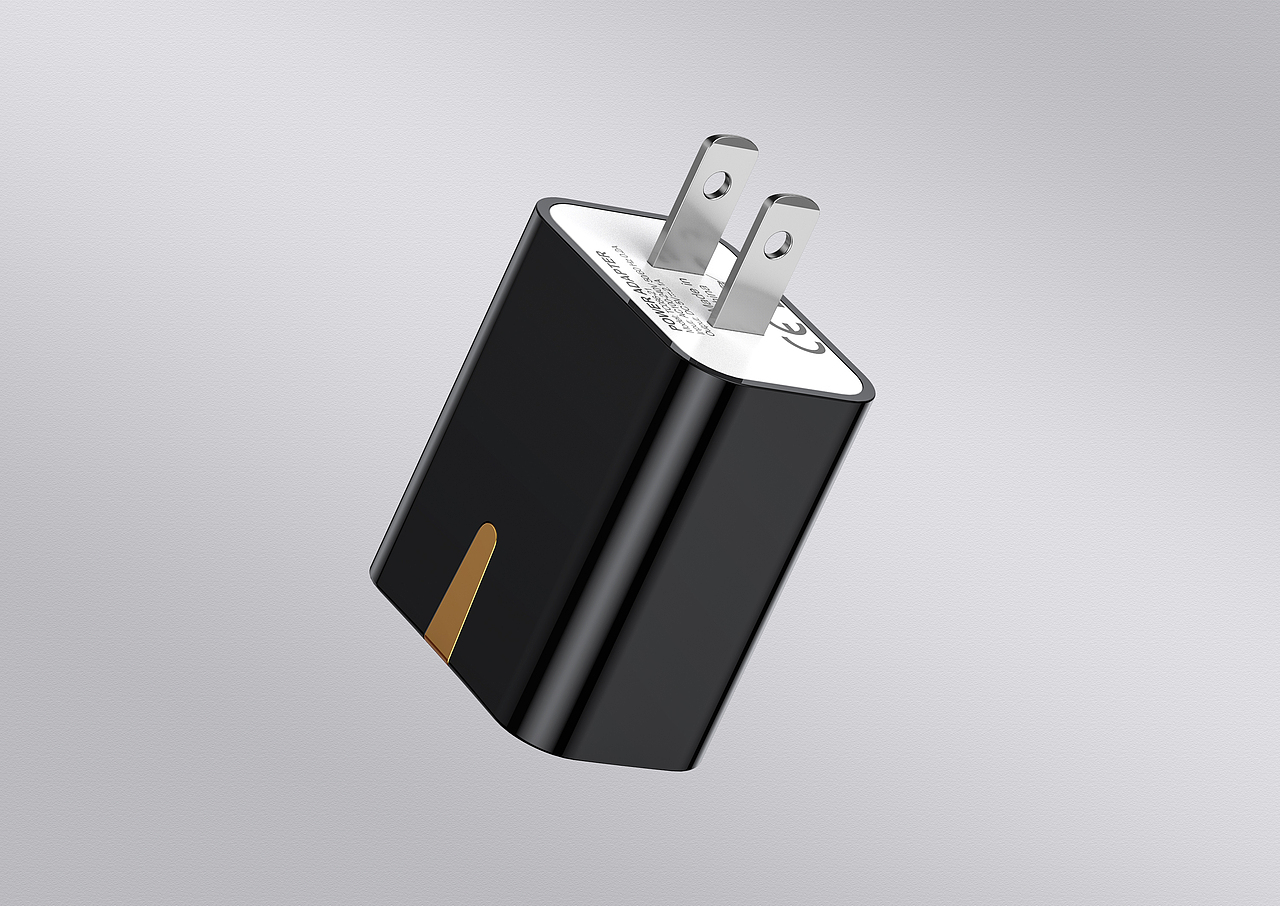 两款充电头渲染