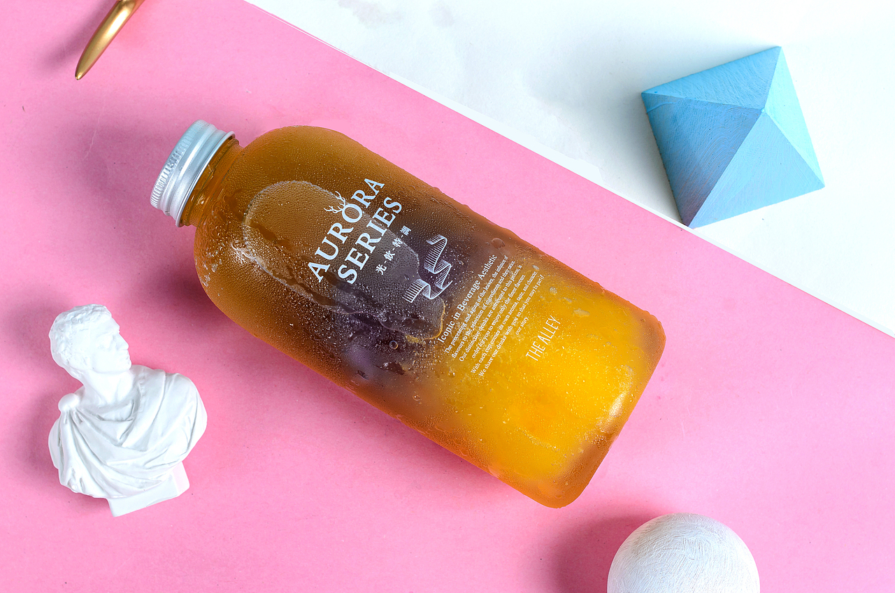 鹿角巷极光系列 色彩系奶茶美食拍摄（图ZMTI0MTEyODMy） - 产品摄影 - 站酷设计师小小兽美食摄影原创素材 - 站酷ZCOOL