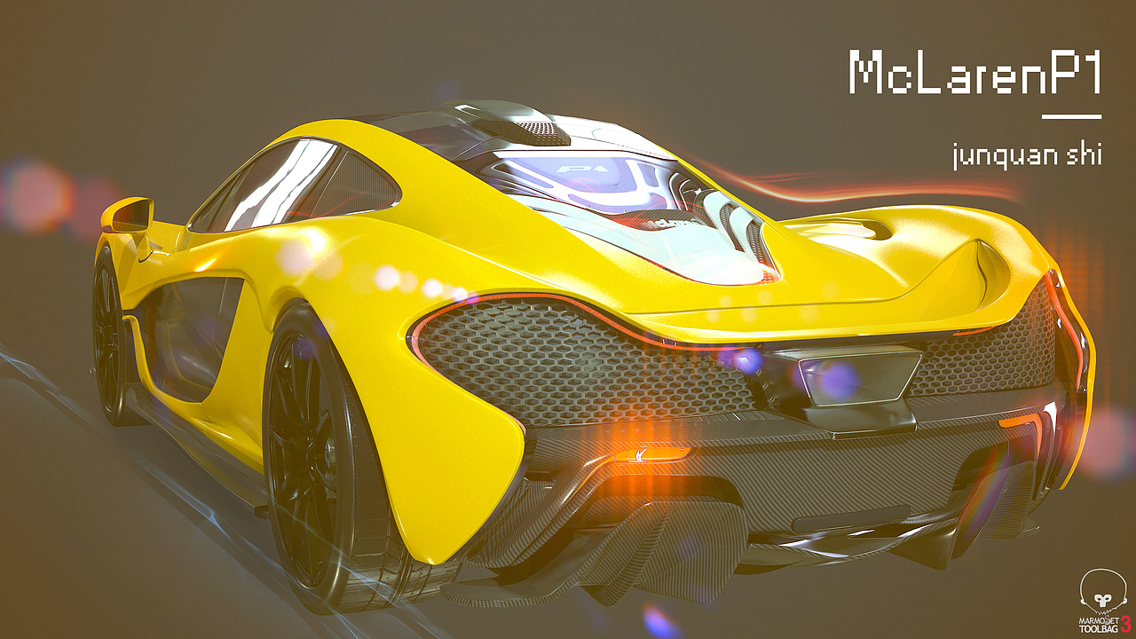 Mclaren P1 迈凯伦跑车建模练习（图ZMTA0NTEyNzA4） - 机械/交通 - 站酷设计师Jiaoqing原创素材 - 站酷ZCOOL