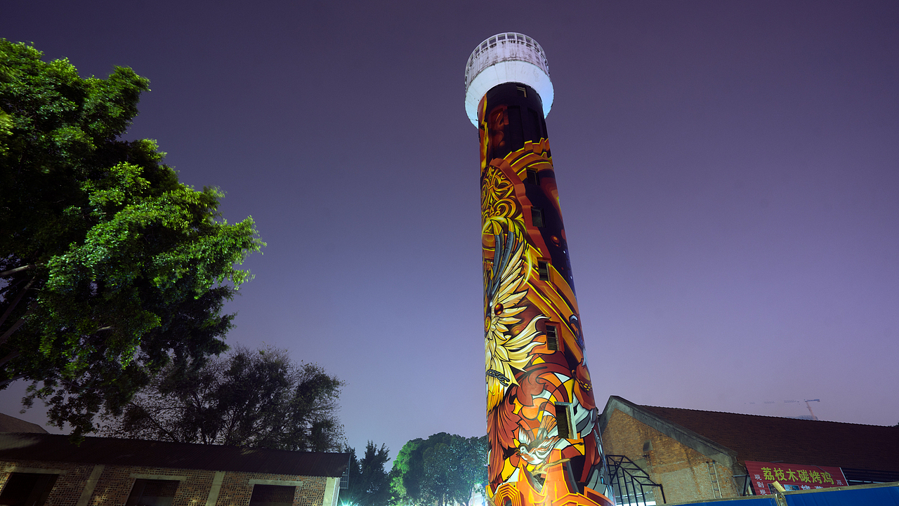 mts涂鸦团队-如何将一座33米高的水塔变成知名地标建筑