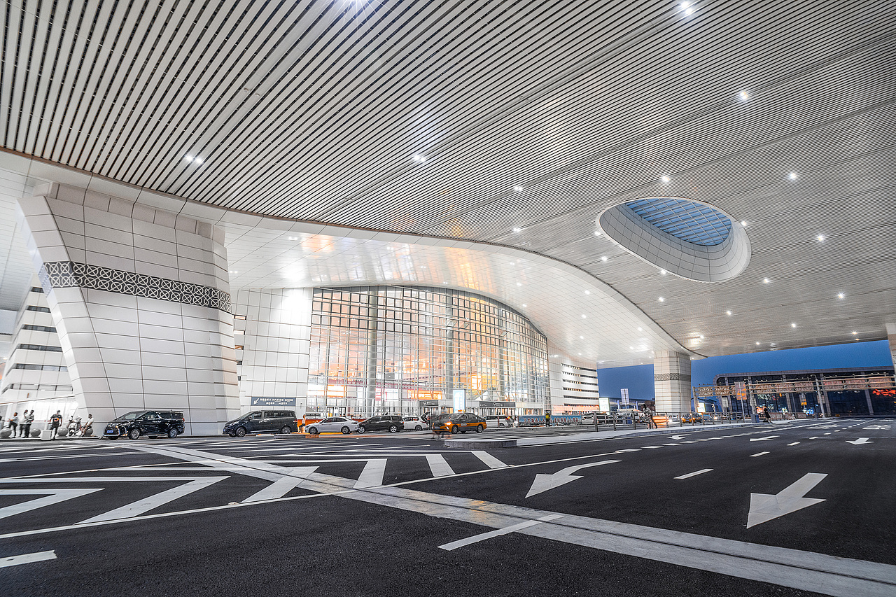 徐州东站高铁站的盛世美颜（图ZMjY0MTc2NzAw） - 风光摄影 - 站酷设计师墨白MoBoo原创素材 - 站酷ZCOOL