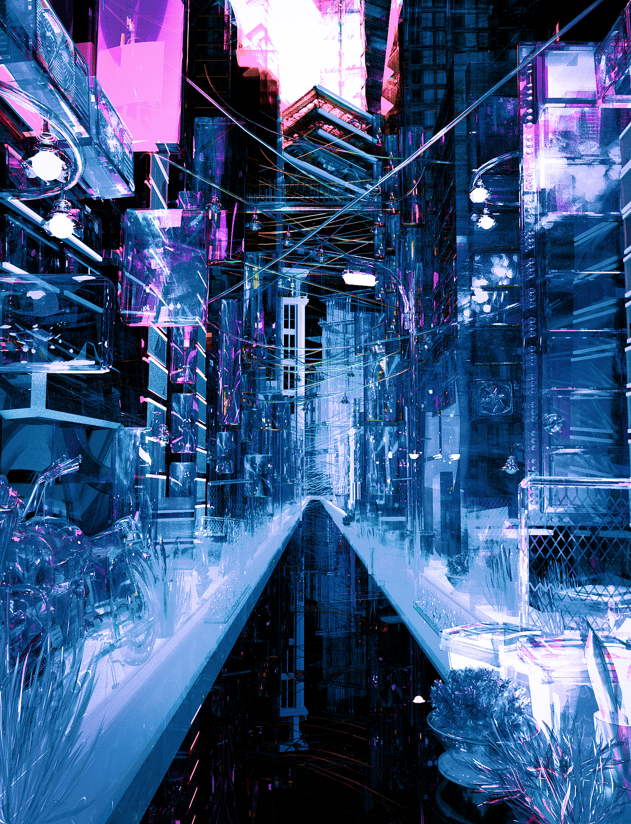 賽博朋克變奏曲（圖ZMTU2NzI3Mzk2） - 場景 - 站酷設計師HOMO_原創(chuàng)素材 - 站酷ZCOOL